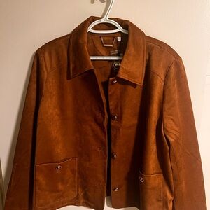 Chico's Warm Soft Suede Blazer